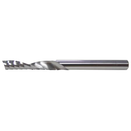 Mastercut Tool 3/16x5/8x3/16x2 1FL O-Flute Upcut Spiral (Soft Plastics) Crescent End WRouter 801-018